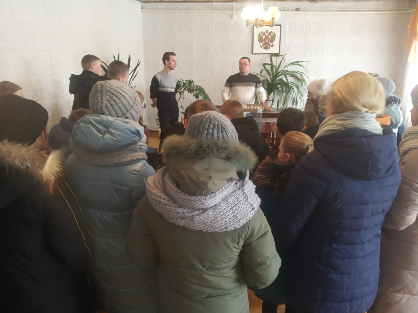 Встреча учащихся с представителями органов местного самоуправления, депутатами Николаевского сельсовета.